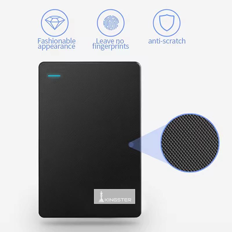KINGSTER® External Hard Drive – Black